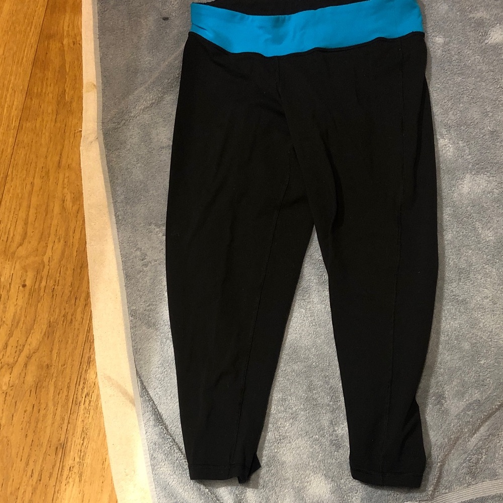 Kids Black and Blue Leggings